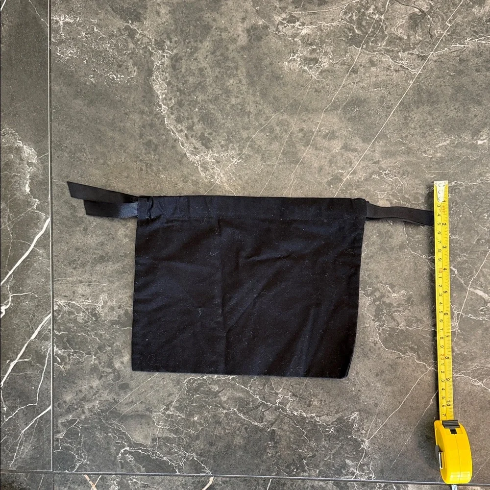 Creed Authentic Black dustbag Pouch with Gold Logo - Picture 3 of 3